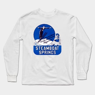 1940s Steamboat Springs Colorado Long Sleeve T-Shirt